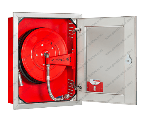 جعبه آتش نشانی استیل ضد زنگ استاندارد پامچال